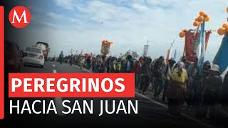 Peregrinos acuden a San Juan de los Lagos por motivos de Día de la Candelaria [upl. by Blankenship]