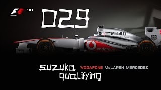 F1 2013  Lets Play Together  Saison 2  029 Round 15  Japan Qualifying HD [upl. by Roseanna171]