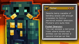 Minecraft Origins Mod Filcher Custom Origin [upl. by Azeel]