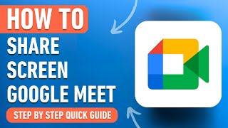 How to Share Screen in Google Meet 2024 Easy Tutorial [upl. by Baldridge]