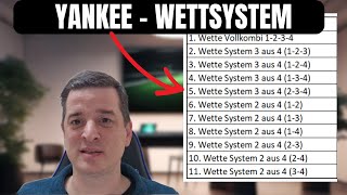 Sportwetten Yankee Wettsystem Detailerklärung [upl. by Nayra]