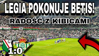 LEGIA POKONUJE REAL BETIS  RADOŚĆ Z KIBICAMI PO MECZU 03102024  Legia TV [upl. by Agn]