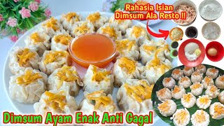 Cara Membuat Dimsum Ayam Enak dan Mudah  Resep Dimsum Ayam Enak Anti Gagal  Paten👍 [upl. by Biernat]