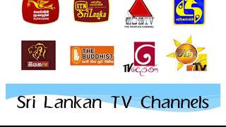 Sri Lankan TV Channels [upl. by Everick]