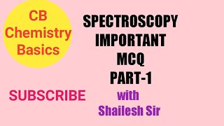 Spectroscopy Important MCQ Part1 [upl. by Tlevesor538]