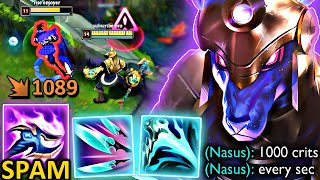 Nasus can SPAM Q every 05 SEC this is RIDICULOUS [upl. by Neill56]