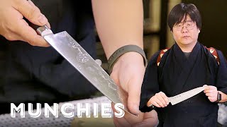 How to Sharpen a Knife with a Japanese Master Sharpener [upl. by Amersham104]