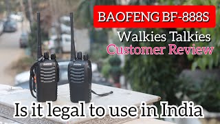 baofeng bf888s walkie talkies  review after 1 year of use  licence free walkie talkies [upl. by Alhak]