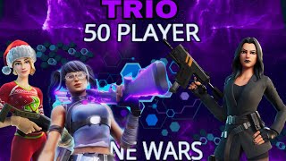 Trio 50 player Zone Wars [upl. by Nilrev]