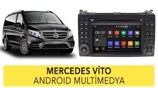 Mercedes Vito Android Multimedya Sistemi Uygulaması [upl. by Oleta]