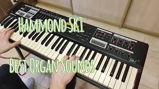 Hammond SK1  Drawbar Sound PercussionOverdrive [upl. by Alimak]