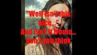 Alanis Morissette Ironic with Lyrics by Jr [upl. by Brookner455]