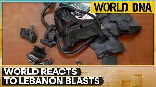 Lebanon device blasts Countries around the world react to Lebanon Pager attacks  WION World DNA [upl. by Htiduy]