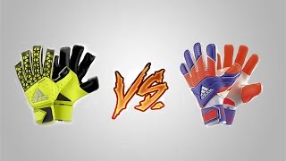 Ultimate Adidas Glove Battle Adidas Predator Zones Pro vs Ace Zones Fingersave [upl. by Nylatsyrk]