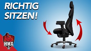 Warum viele Gamer falsch sitzen  So zockt Ihr ohne Rückenschmerzen mit Verlosung [upl. by Adiuqram]