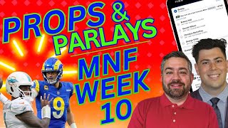 Monday Night Football Props and Predictions  Dolphins vs Rams  Props and Parlays Today [upl. by Ecallaw]