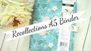 Recollections A5 Planner  New Michaels Planner amp Haul [upl. by Doownelg]