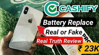 CHANGE IPHONE BATTERY REVIEW  CASHIFY  BATTERY HIGHLY DEGRADED OR NOT [upl. by Seppala]