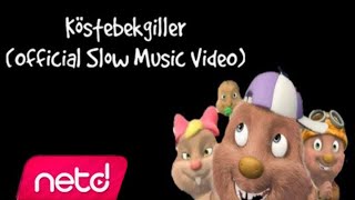 Köstebekgiller Şarkısı Karaoke amp Lyrics  Official Slow Music Video [upl. by Adlei]