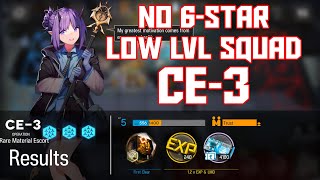 【明日方舟Arknights】CE3  Low LvlRarity Squad  Arknights Strategy [upl. by Isyed762]