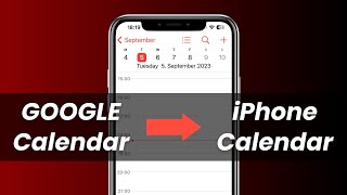 How to Sync Google Calendar with iPhone Calendar Apple Calendar 2023 [upl. by Iolanthe754]