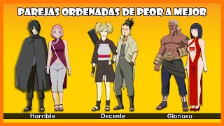 Parejas de quotNarutoquot Ordenadas de Peor a Mejor 3 [upl. by Norihs]