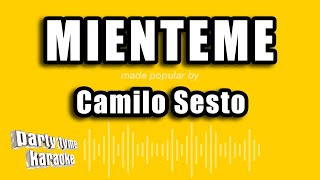 Camilo Sesto  Mienteme Versión Karaoke [upl. by Bergstein726]