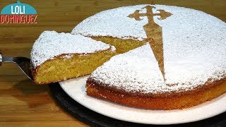 Tarta de Santiago fácil Tarta de almendras SIN GLUTEN Y SIN LACTOSA  Loli Domínguez [upl. by Kubetz31]