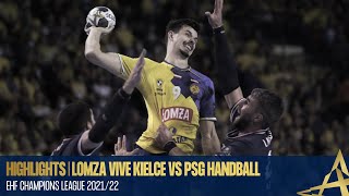 HIGHLIGHTS  Lomza Vive Kielce vs PSG Handball  Round 6  EHF Champions League 202122 [upl. by Noffets582]