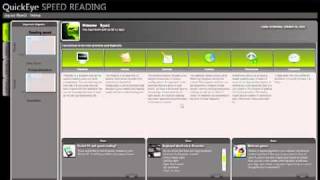 Speed Reading Software QuickEye Speed Reading [upl. by Nairoc]