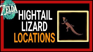 How to Find Hightail Lizard Locations  Zelda Tears of the Kingdom  Climbing Armor Upgrade [upl. by Weidar]