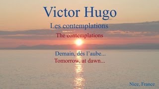 French Poem  Demain dès laube by Victor Hugo  Slow Reading [upl. by Willman]