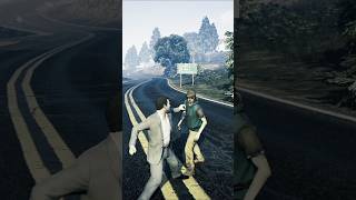 Powerful punch of the world 🤣🔥 gtavshorts gta5online gtavroleplay shortsfeed [upl. by Tik915]