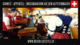 Appenzell  Ebenalp und Gahsthaus Aescher  Musigmarathon und Wandern  reisenlifestylech [upl. by Eetnahs]