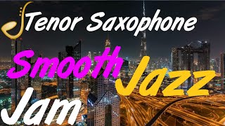 Smooth Jazz Tenor Saxophone Backing Track Jam in E Minor  Improvisation [upl. by Ynetruoc]