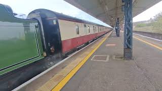 61306 mayflower and D1935 leaving Taunton 25th September 2024 [upl. by Kaenel]