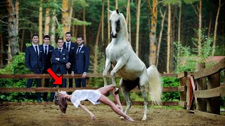 This Story Shocks The Whole World What a Horse Did with a Girl in the Stallion Pen [upl. by Oiled]