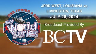 DBB World Series Field 2  JPRD West LA Vs Livingston Tx [upl. by Alegnave333]