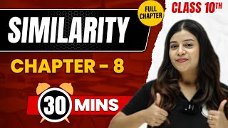 SIMILARITY in 30 Mins  Complete Chapter Mind  Map  Class 10 ICSE MATHS [upl. by Ramirolg]