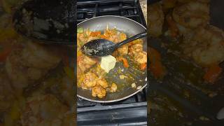 Fried Snapper with Shrimp amp Grits 😋🔥😩 thatmanandthemkids cooking brunch momlife [upl. by Nerta]