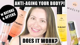 DOES IT WORK MAELYS COSMETICS BGLOSSY amp BGLOWY  30 DAYS RESULTS [upl. by Slavic188]