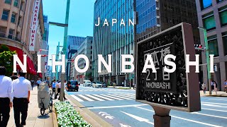 Nihonbashi 4K Walking Tour Tokyo Japan Tour with Captions amp Immersive Sound日本橋 [upl. by Nazus]