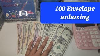 100 Envelope Challenge unboxing and why [upl. by Ellyn]