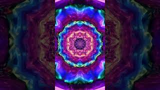 Infinite Zoom through a Psychedelic Kaleidoscope psychedelicvisualstrippyvisuals fractalshapes [upl. by Melleta]