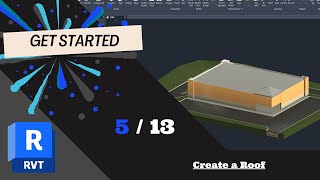 Create a Roof in Revit [upl. by Nalym928]
