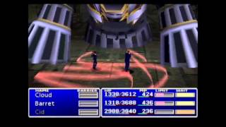 Final Fantasy VII PSX All Bosses [upl. by Myrle724]