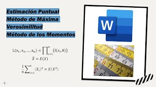 Métodos de Estimación Puntual  MLE amp MM [upl. by Ailahtan]