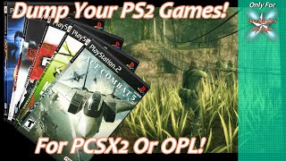 How to Dump PS2 games for PCSX2 or Open PS2 Loader [upl. by Yttig]