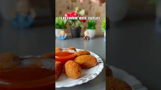 Trending recipe of leftover rice cutlet shorts recipe leftoverrecipe potato cutlet [upl. by Leoj482]