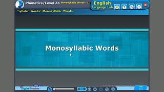 Monosyllabic words Phonetics  English language lab [upl. by Katerina]